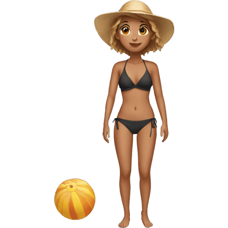 beach girl emoji