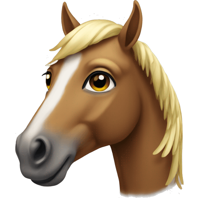 Horse with wings and a halo  emoji