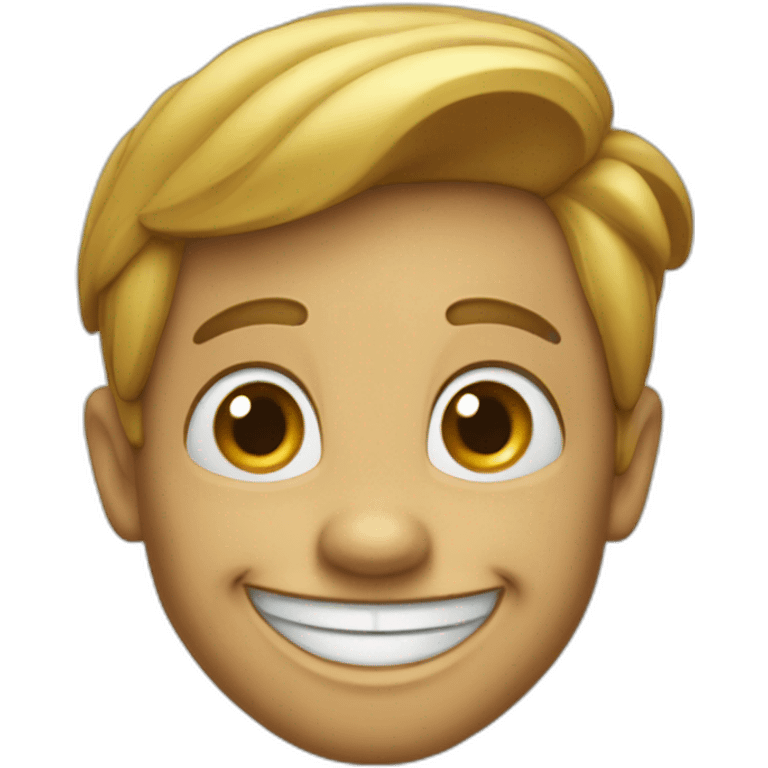 a happy pinocchio emoji