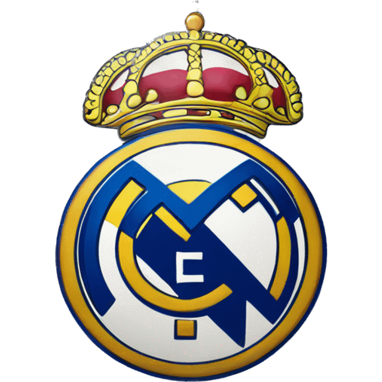 Real madrid logo and half honduras flag emoji