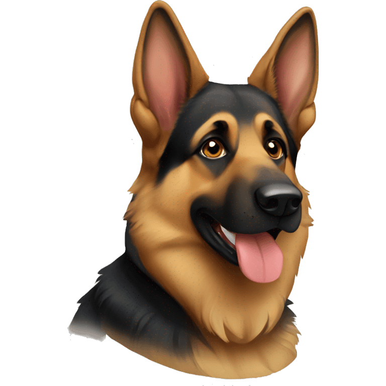 German shepherd  emoji