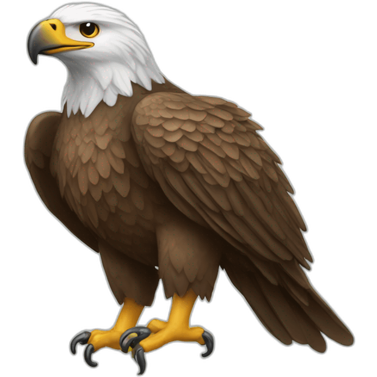 Aigle féroce emoji