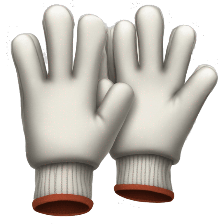 New Year's gloves emoji