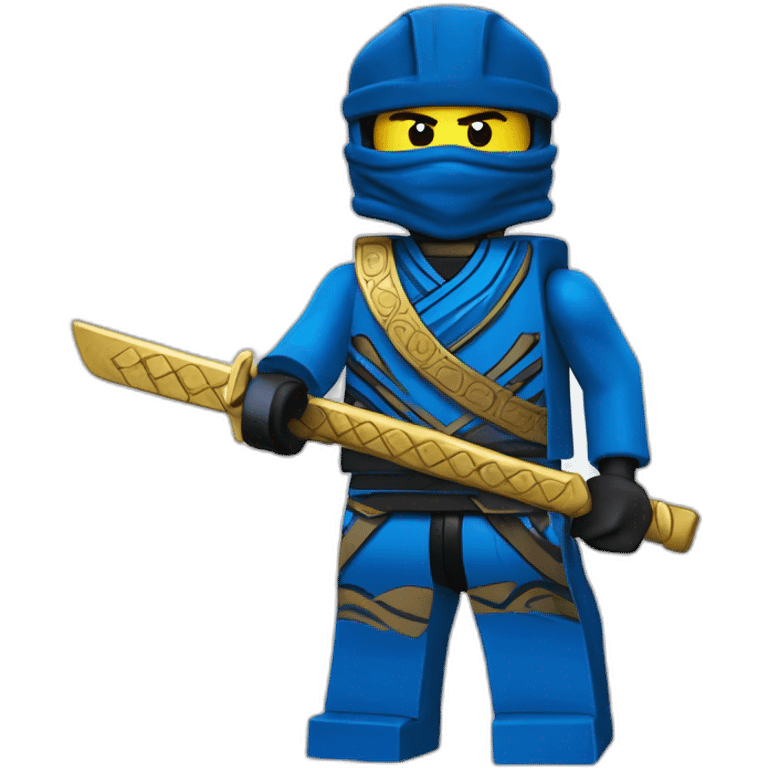 Jay le ninja bleu dans ninjago emoji