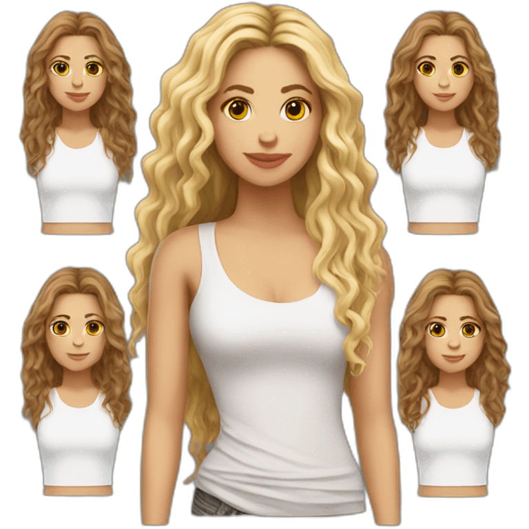 shakira realistic emoji