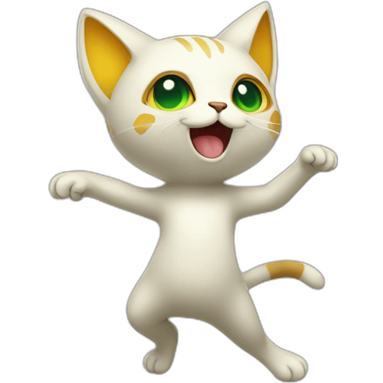 dancing-bicolor-cat-alien-pokemon emoji