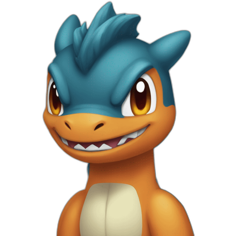 mega charizard with hair emoji