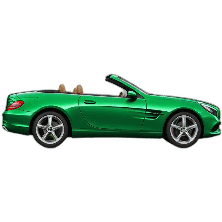 Green Mercedez a180 emoji