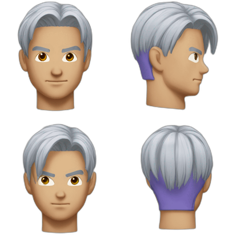 Trunks from dragon ball emoji