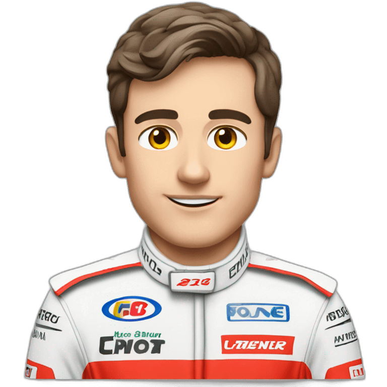 Charle Leclerc F1 driver emoji