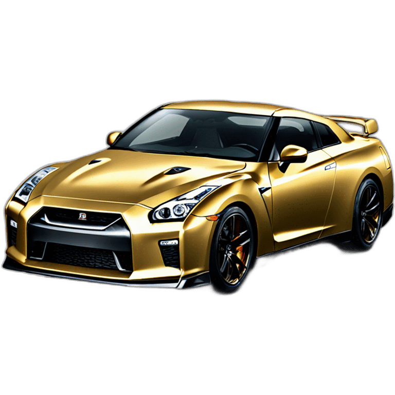 GT-R fully 24K gold emoji