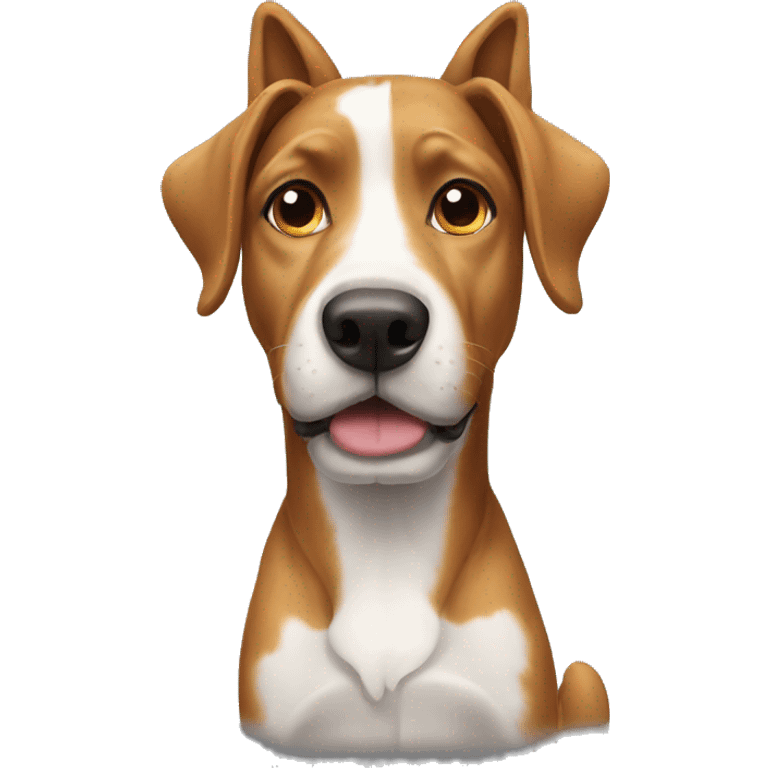 Dog with horse ears emoji