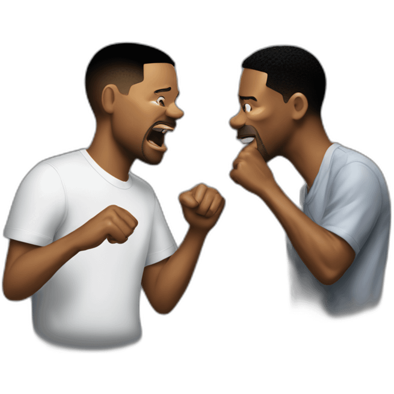 Will Smith slapping Chris Rock emoji