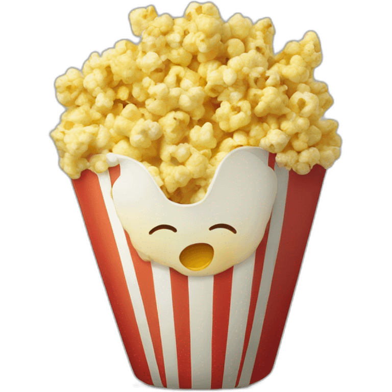 Popcorn en forme de concombre emoji