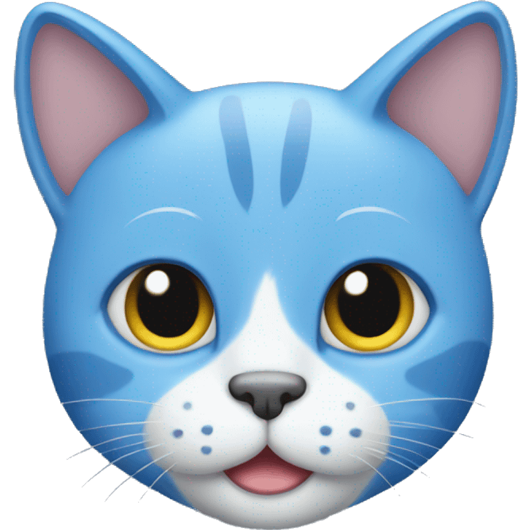 blue cat emoji