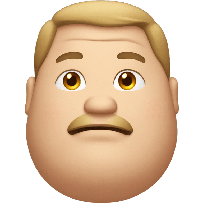 Fat guy emoji