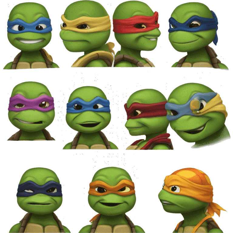 Teenage mutant ninja turtle emoji