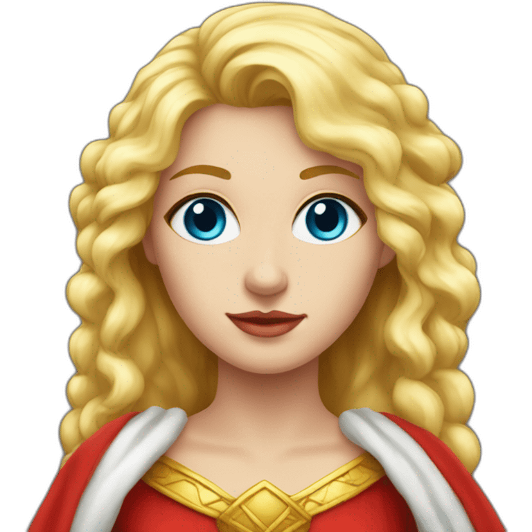 blonde-blue-eyed-goddess-in-red-goddess-robe emoji