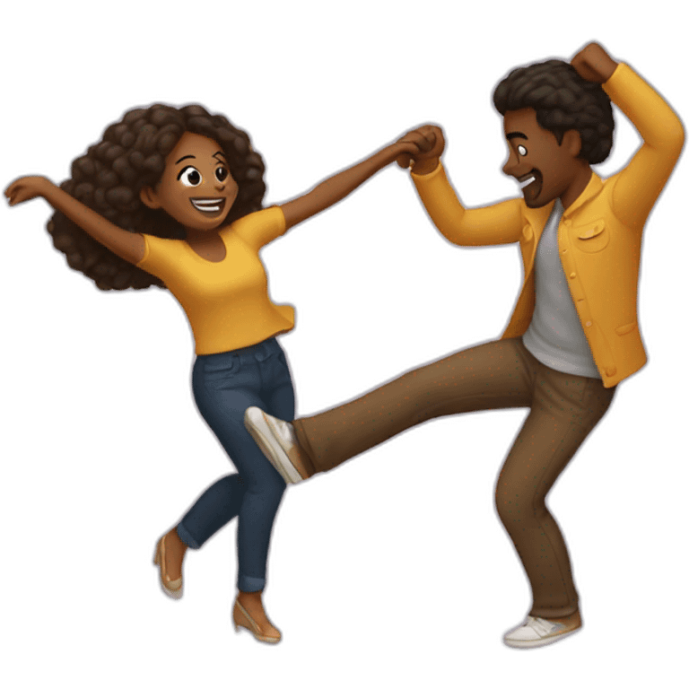 Couple dancing  emoji