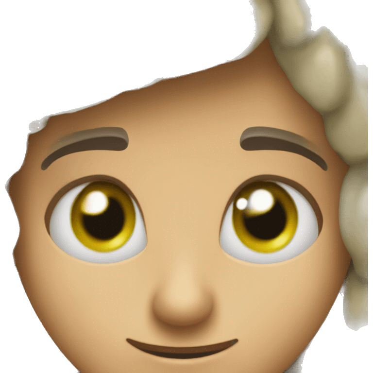 Emoji con pepino en los ojos emoji