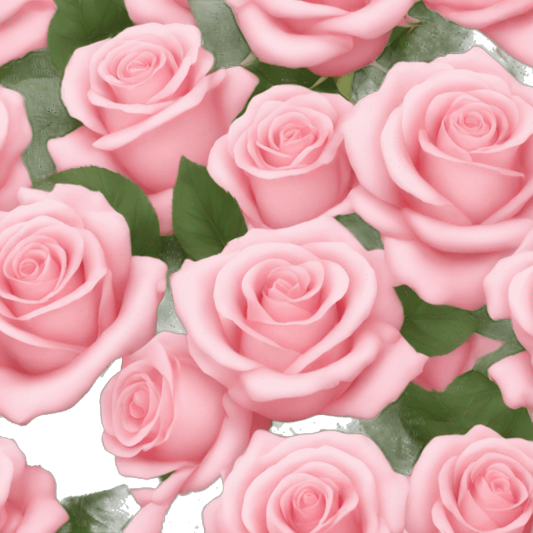 light pink rose bouquet  emoji