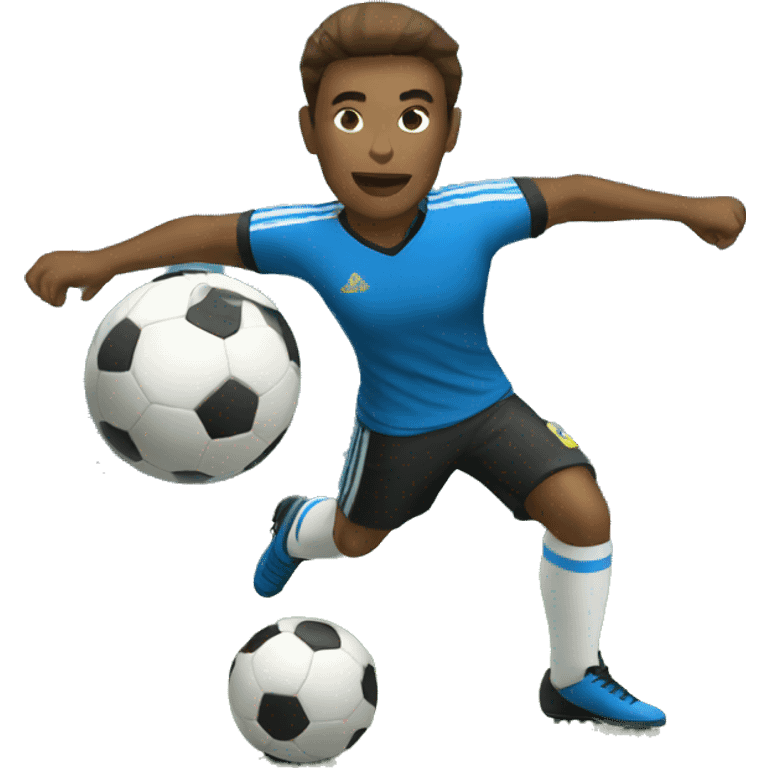 soccer shoot emoji