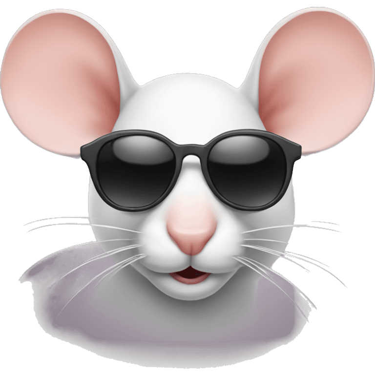 mouse with sunglasses emoji