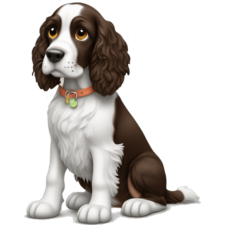 springer spaniel sit emoji