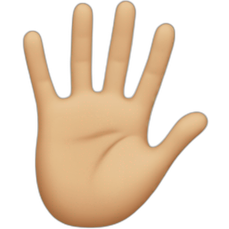 hand waving  emoji