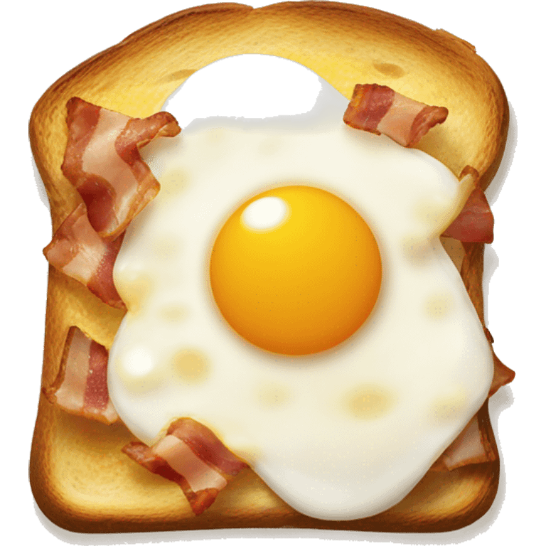 TOASTED BREAD WITH BACON EGG AND CHEESE emoji