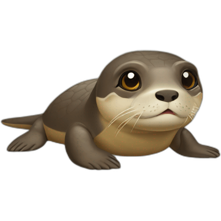 Loutre tortue emoji