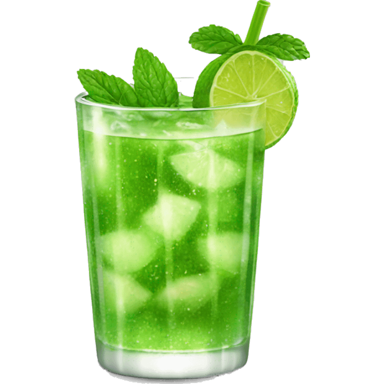 Sparkling mojito emoji