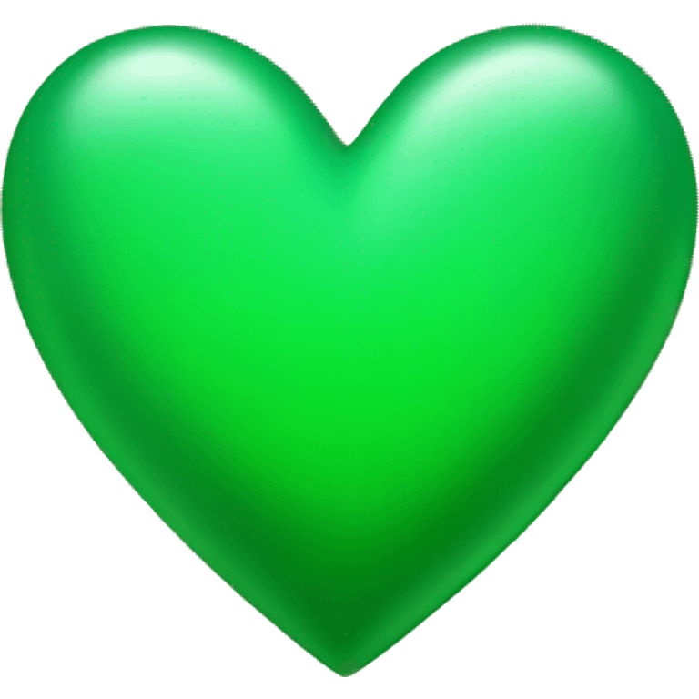 Green heart emoji