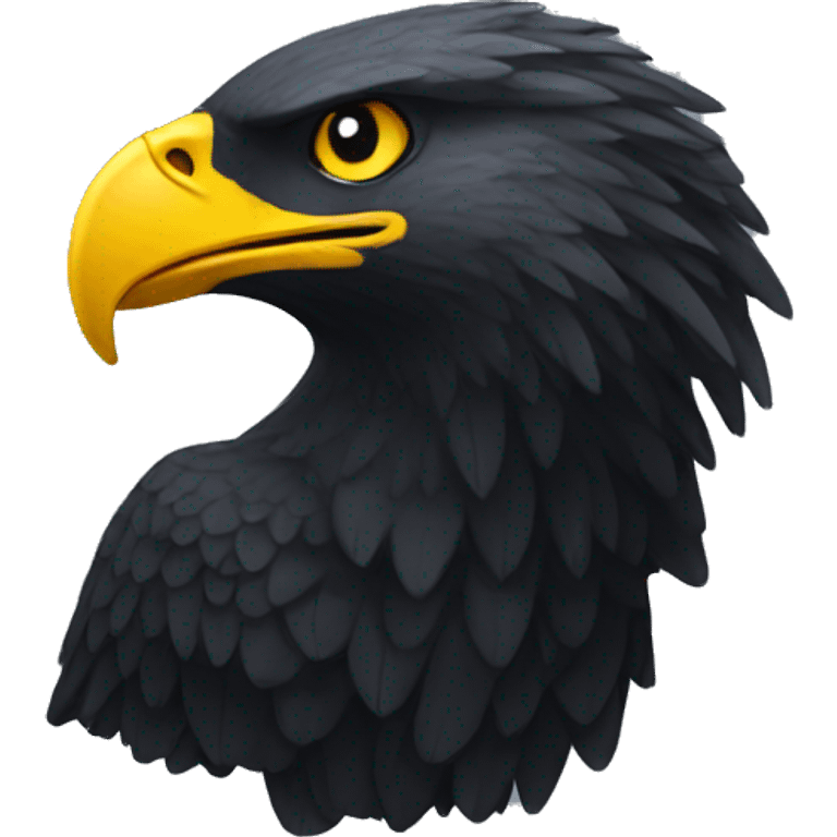 Black eagle emoji