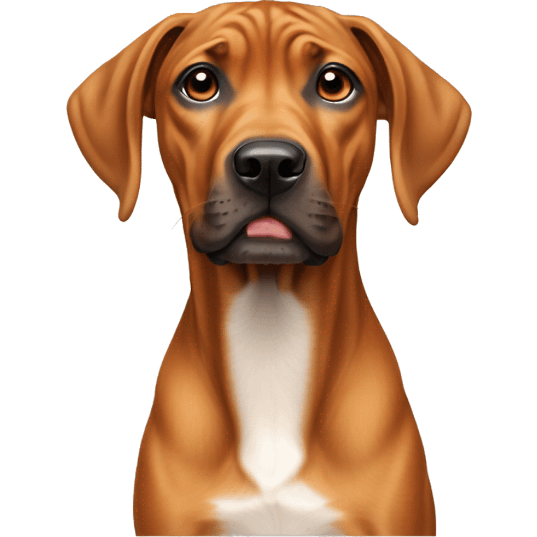 puppy rhodesian ridgeback emoji