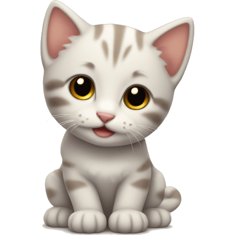 Cute kitten emoji