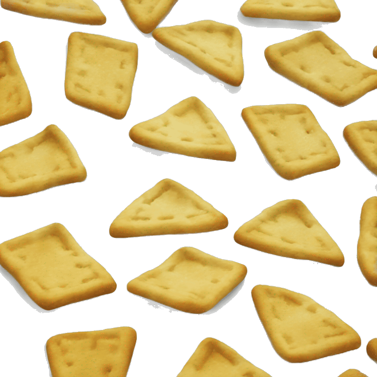 Realistic chips on glass bowl emoji