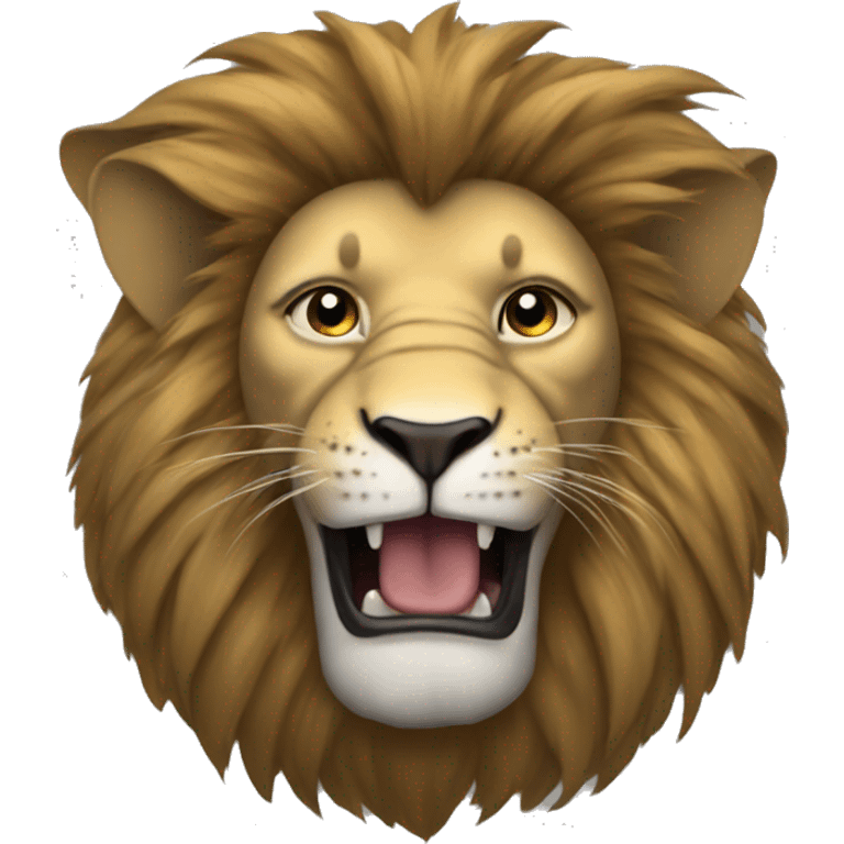 fusion between a lion and an elephant  emoji