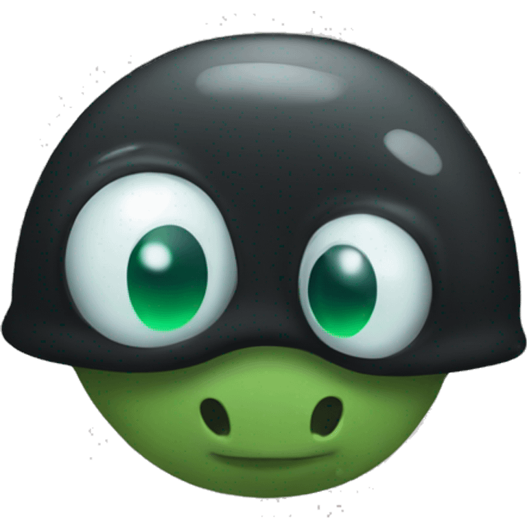 A basic turtle emoj with a blackhole emoji