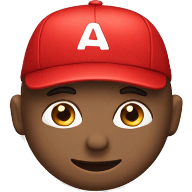 Chat avec casquette rouge emoji