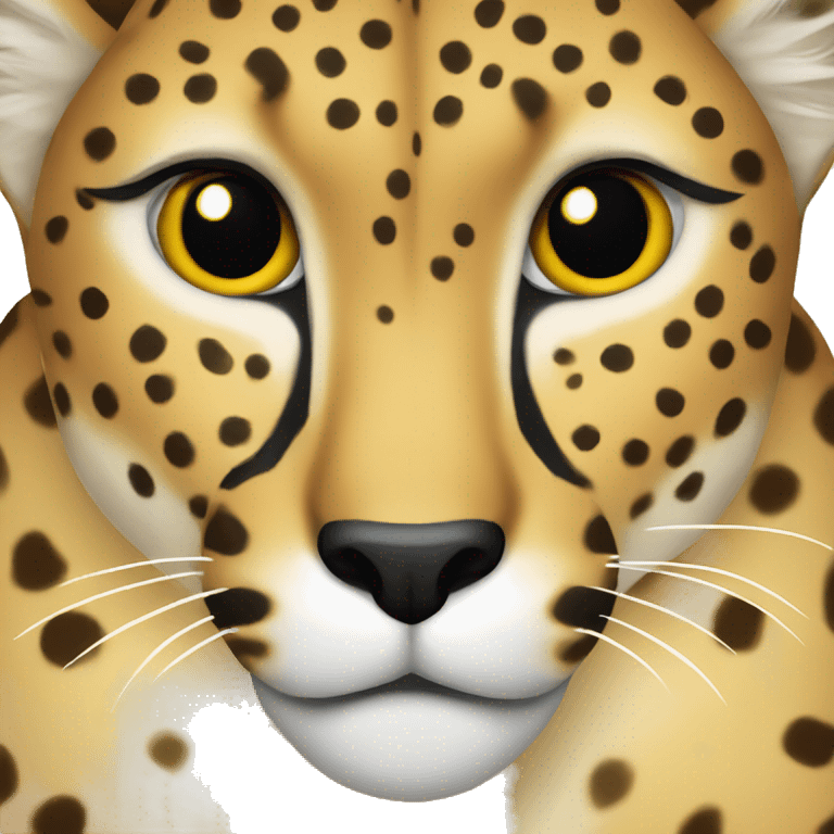 cheetah heart emoji