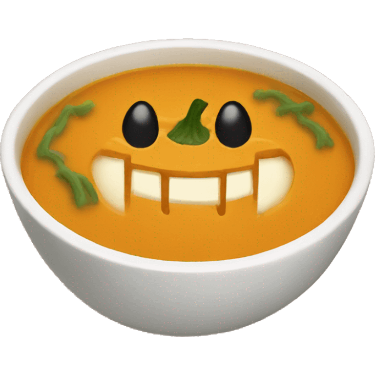 Pumpkin soup emoji