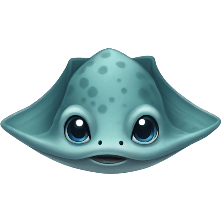 Cute stingray  emoji