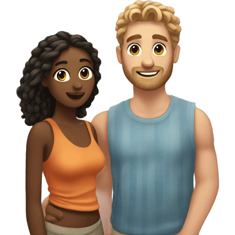 Me and my boyfriend in a greek island  emoji