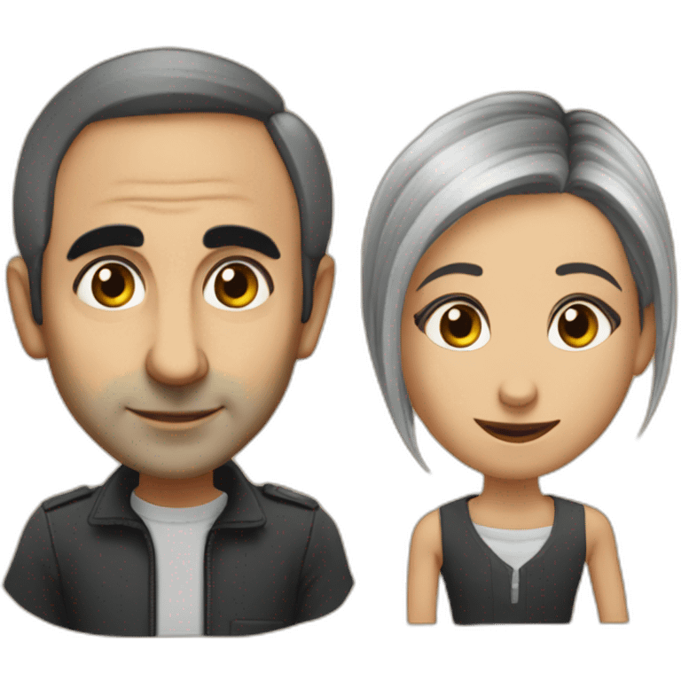 Eric Zemmour and negge emoji