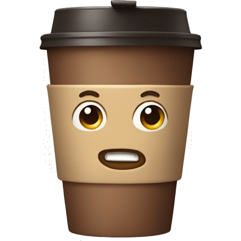 Disposable coffee cup emoji