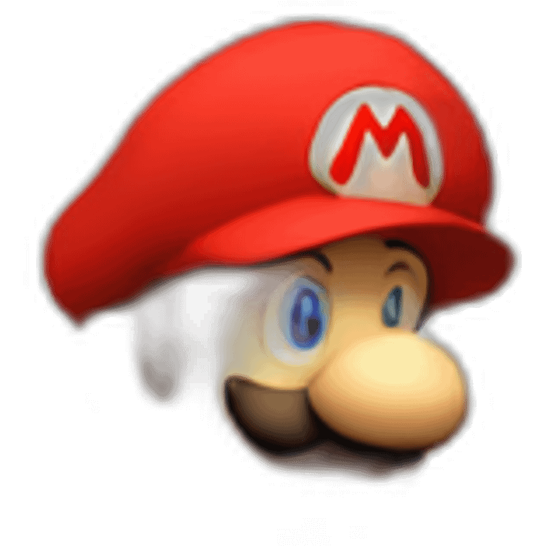 mario bross con gorra roja emoji