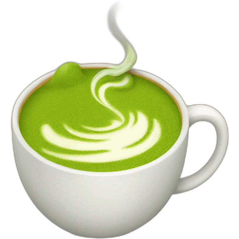 matcha latte cup emoji