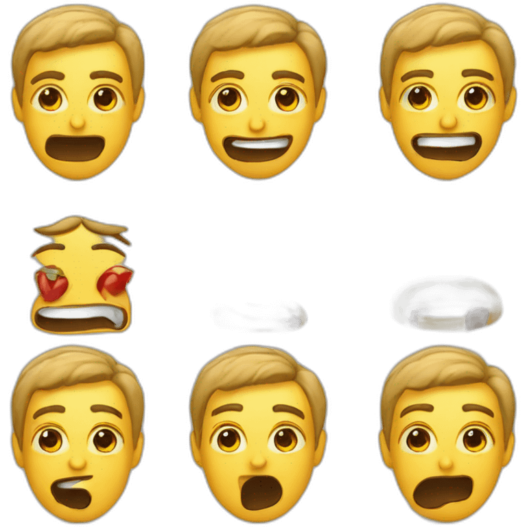 Emoji qui tire la langue mais avec des yeux normaux emoji