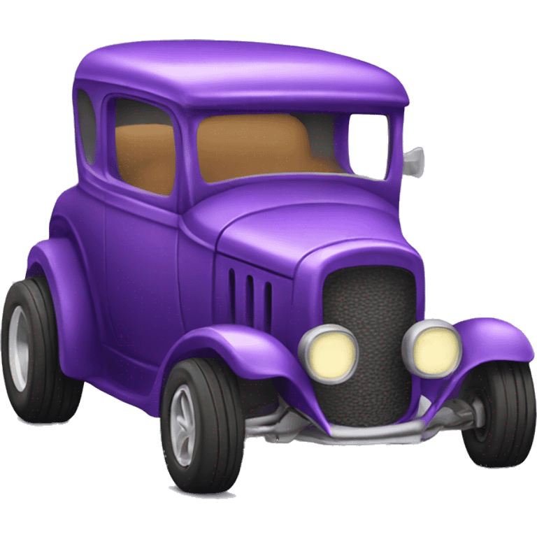 Purple hot rod emoji